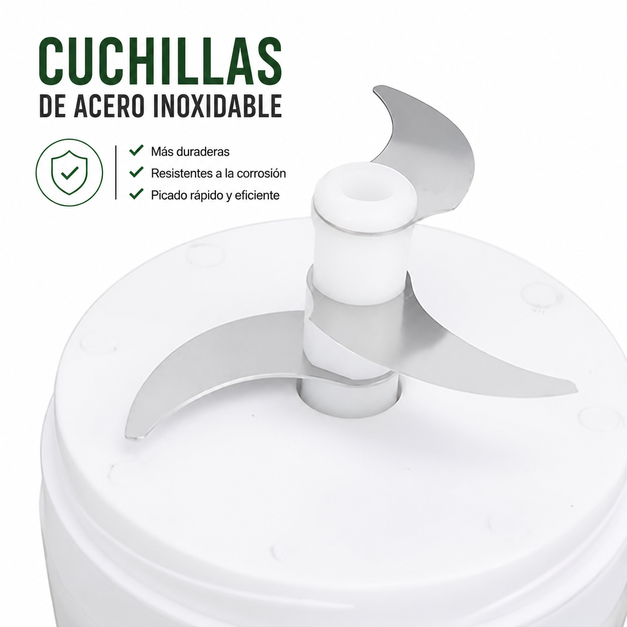Mini Picadora Eléctrica Recargable para Cocina
