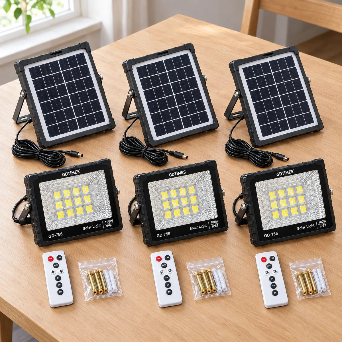 Combo X3 Reflectores Solares 100W